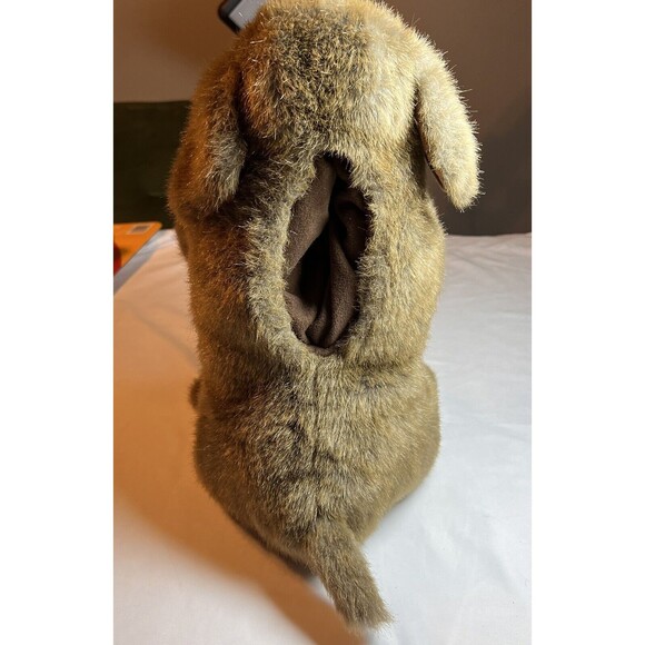 Folkmanis Folktails 2006 Sitting Brown Dog Puppet 13” Vintage Collectable - Picture 3 of 6